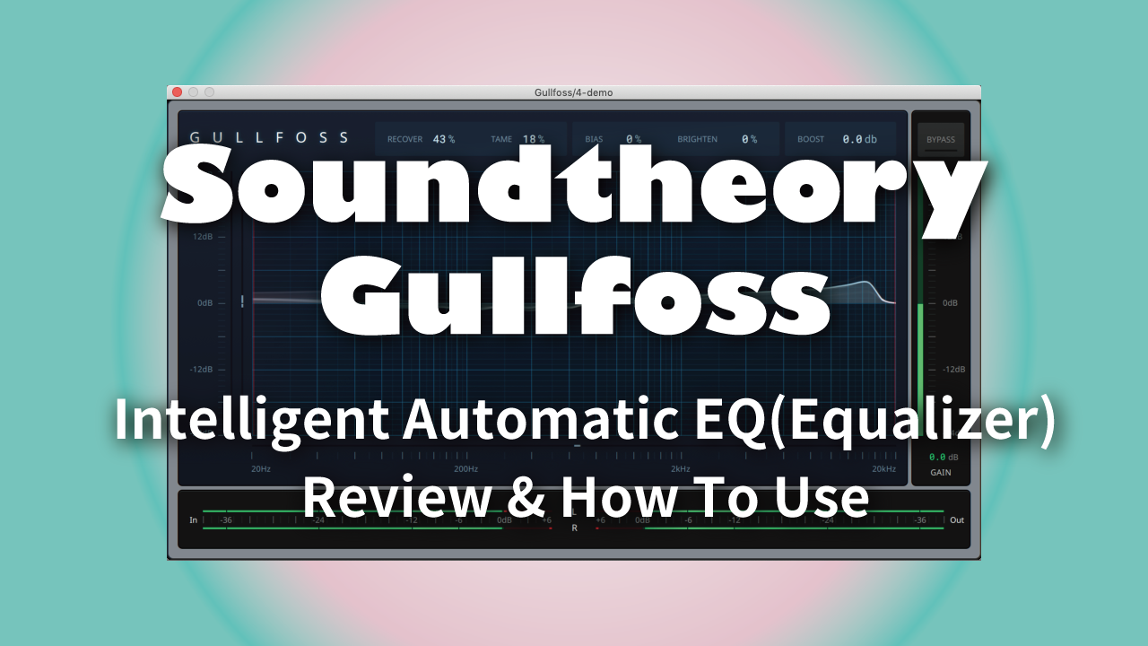 Aubergine Contract Geval Soundtheory Gullfoss: Review & How To Use Intelligent Automatic Equalizer  VST Plugin