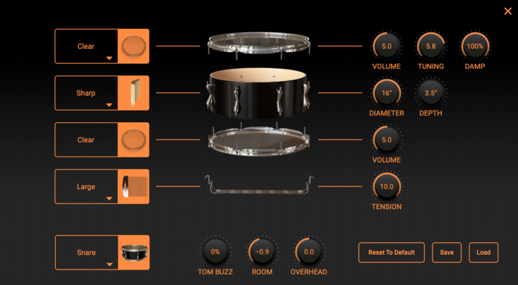 ik multimedia modo drum snare