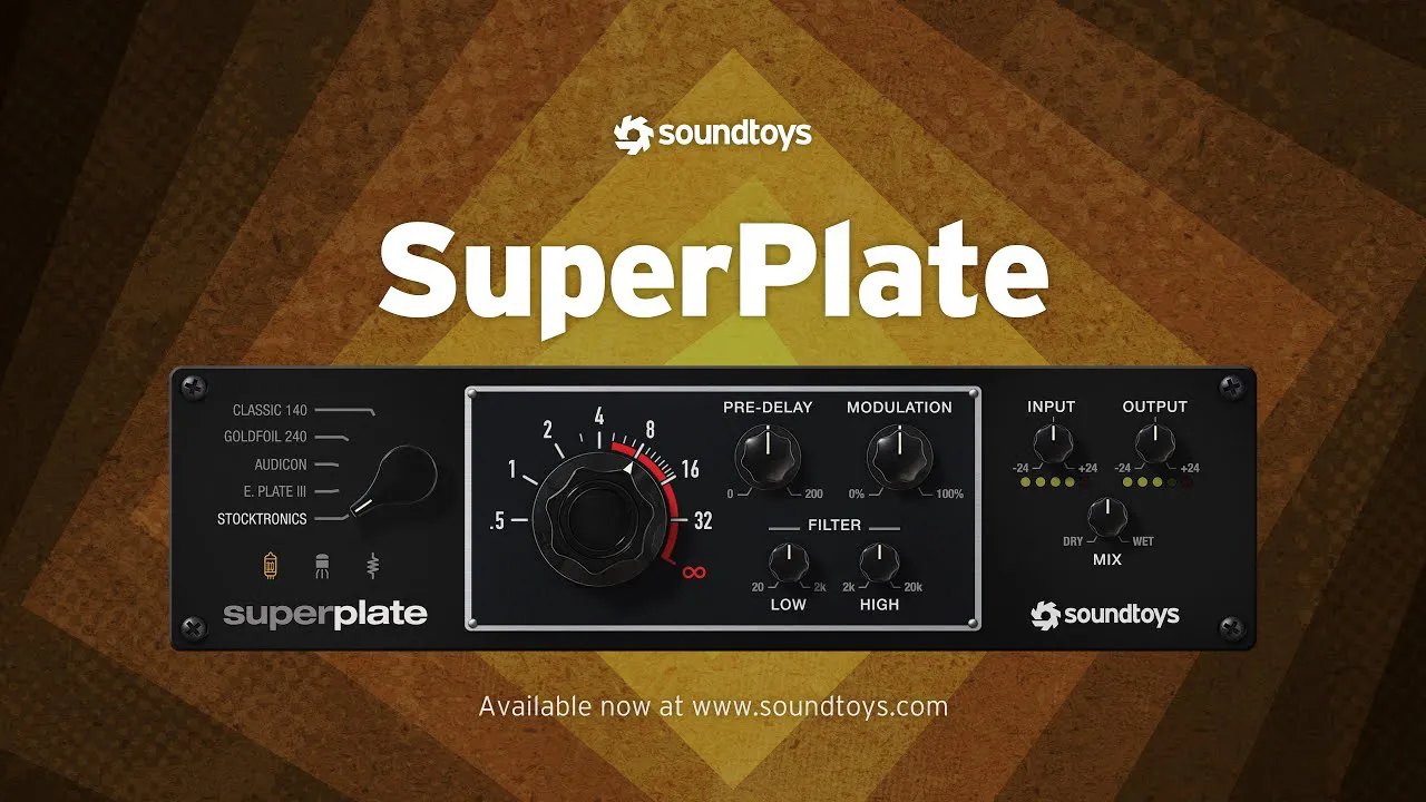 Soundtoys “SuperPlate” Release Sale: Five Legendary Model Plate Reverb Plugin