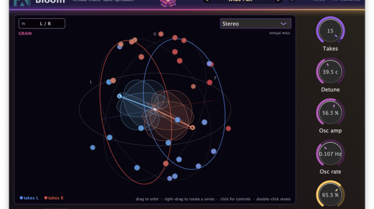 FREE: FX-Mechanics "Bloom" – Spatial Granular Plugin That Multiplies One Take into Up to 32 Virtual Takes