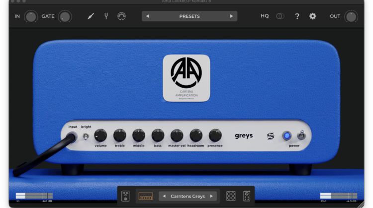 Audio Assault Carntens Greys free amp simulator module for Amp Locker