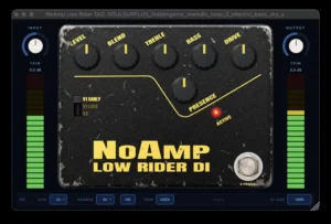 Leigh Pierce NoAmp Low Rider DI and Obsidian B7000 free bass preamp plugins
