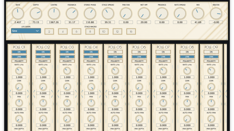 My Father's Cravat “The Grand Vortice” – FREE 16-Stage Tapped Stereo Phaser Plugin
